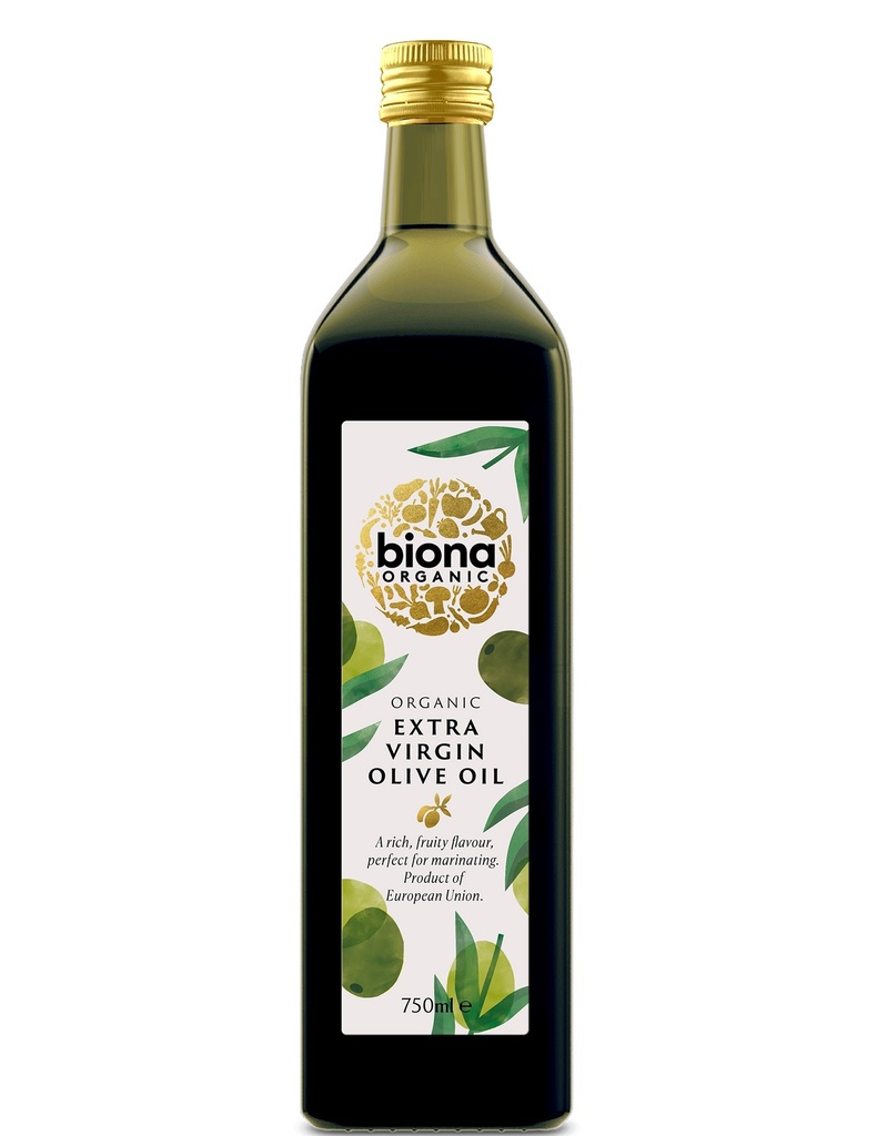 Biona Organic Olive Oil - MEDIUM Extra Virgin X 6 X 750ml