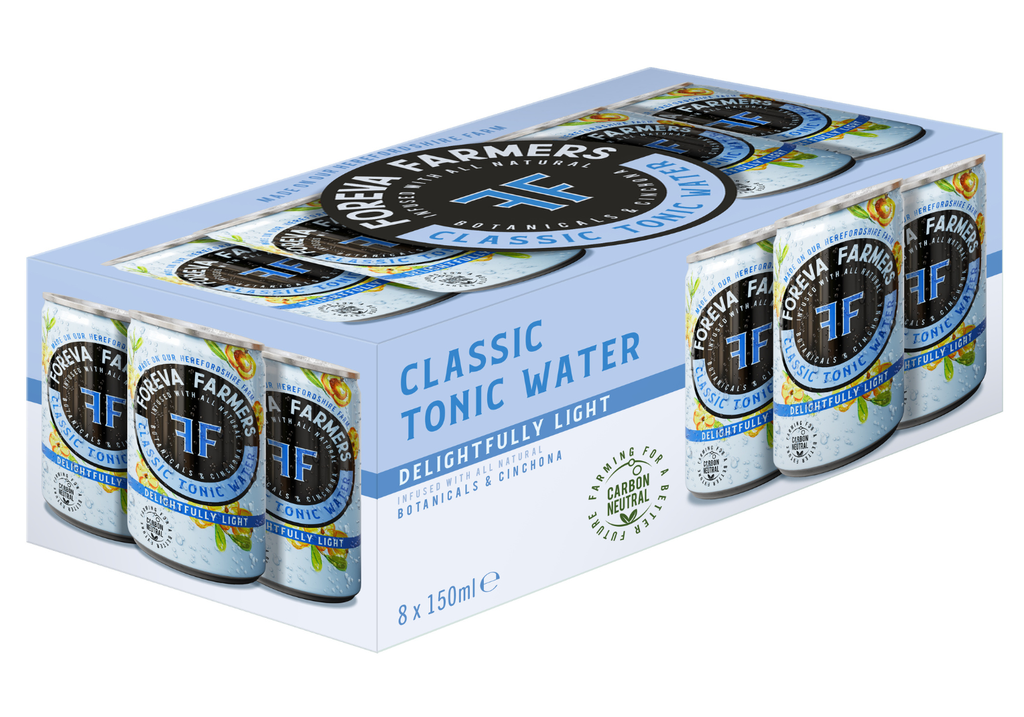 Foreva Farmers Tonic Water - CAN Classic Light X 8 X 150ml