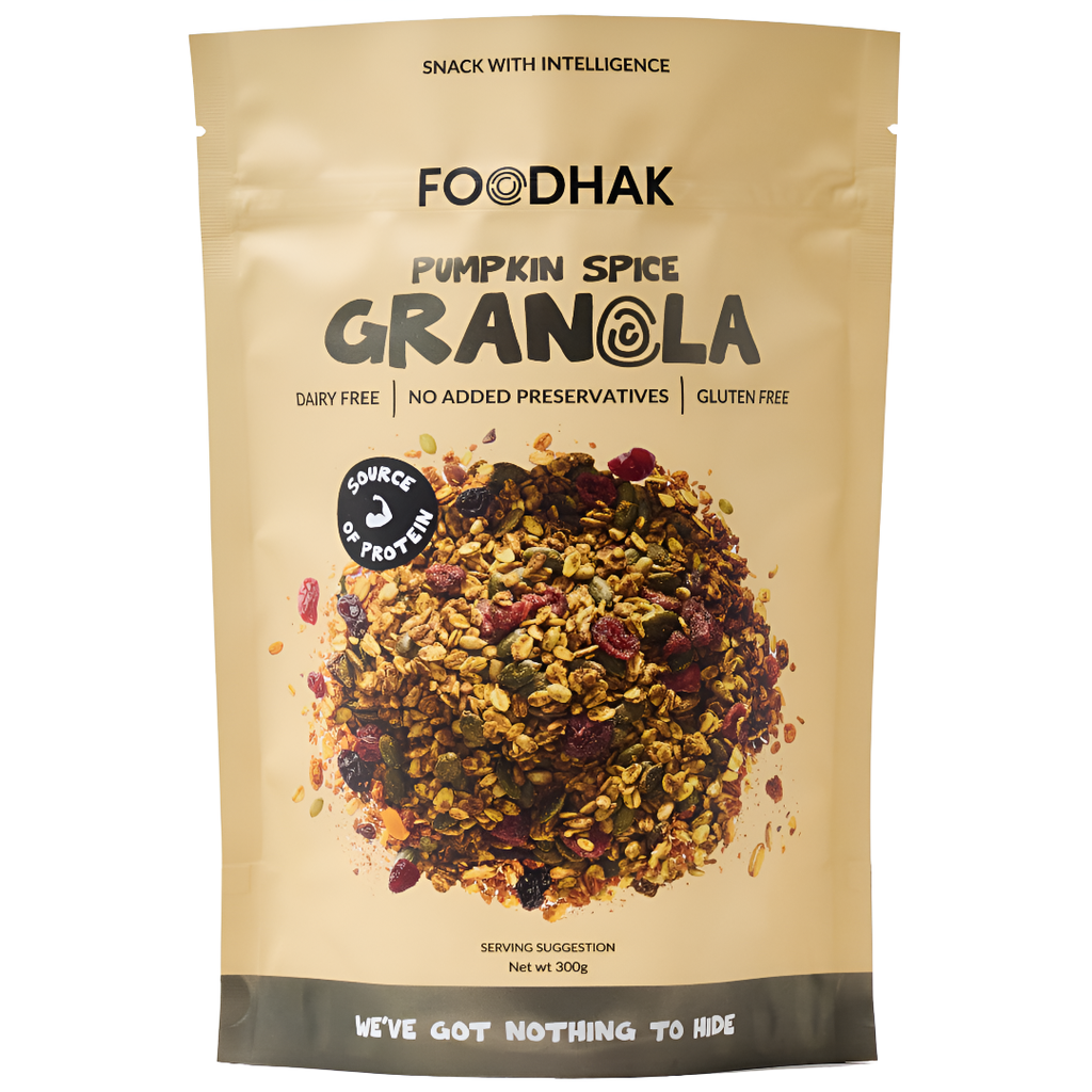 [15% OFF] Foodhak Gluten Free Granola - Pumpkin Spice 300g