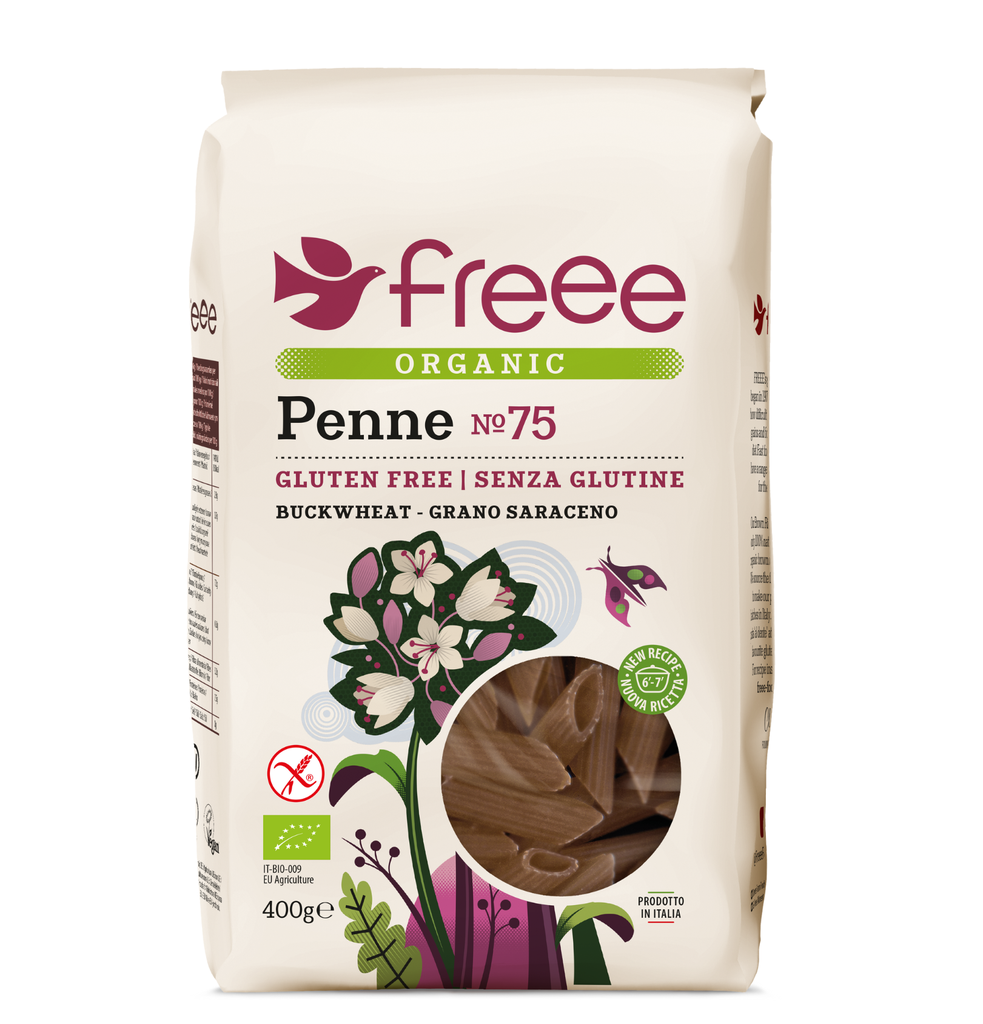 Freee Organic GF Pasta - Buckwheat Penne X 8 X 400g