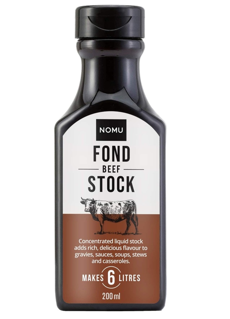Nomu Concentrated Liquid Stock - Beef X 6 X 200ml