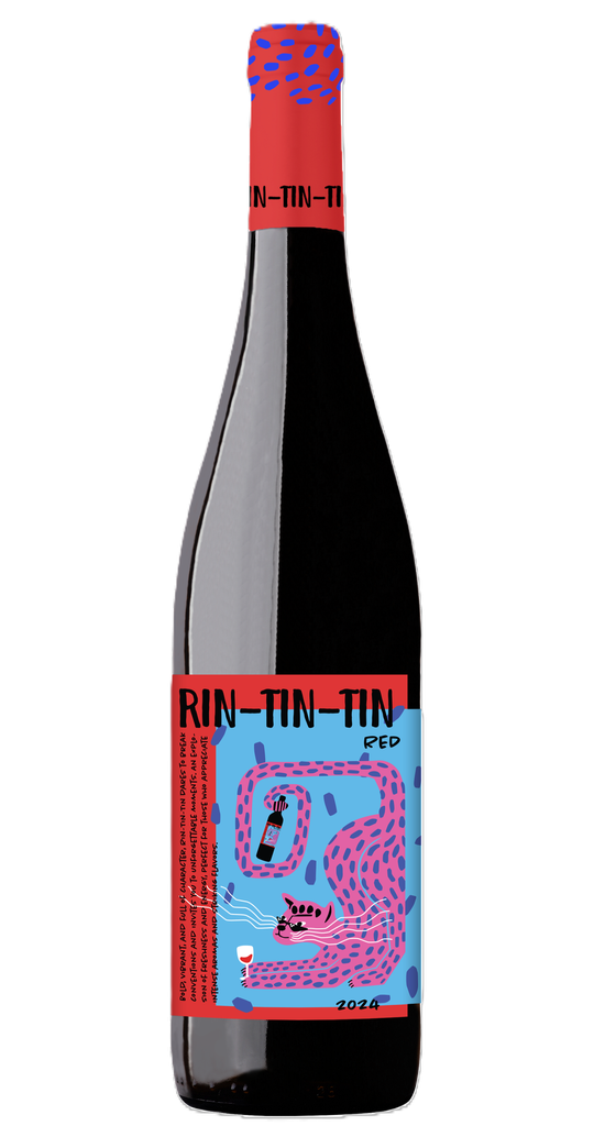Rin Tin Tin Red Wine - Aragonez Trincadeira Syrah Field Blend 2024 13.5% ABV PORTUGAL X 6 X 750ml