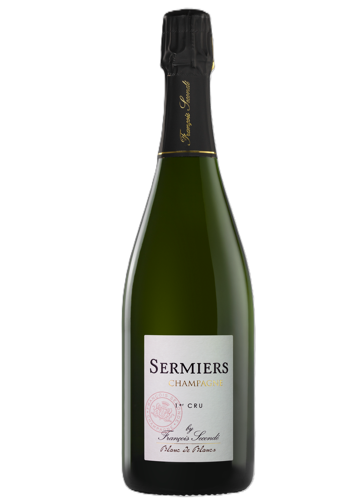 Francois Seconde Champagne Wine - Premier Cru Sermiers Blanc de Blancs Brut Chardonnay Sillery NV 12.5% ABV FRANCE 750ml