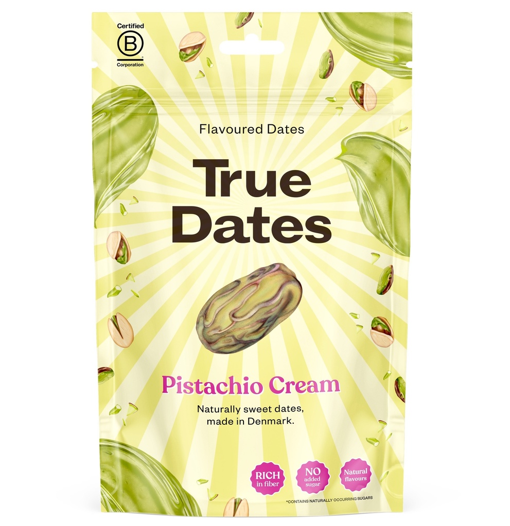 True Flavoured Dates - Pistachio Cream X 12 X 100g