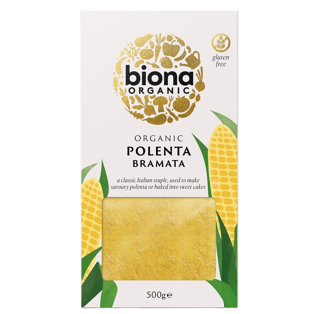 Biona Organic Cornmeal - Polenta Bramata X 12 X 500g