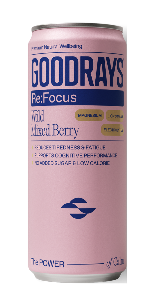 [20% OFF] Goodrays Refocus Drinks - Mixed Berry X 12 X 330ml