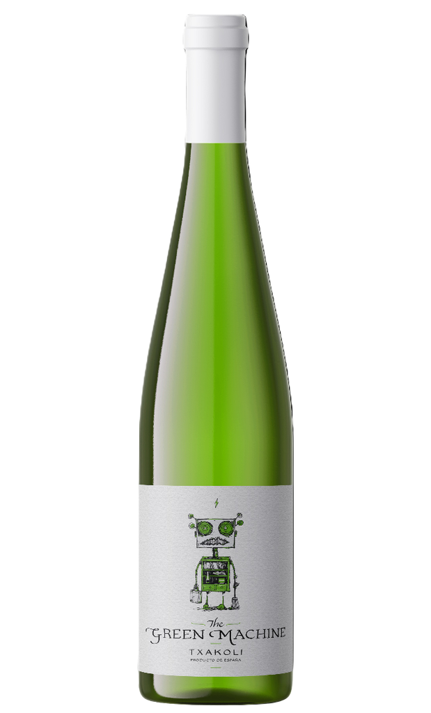 The Green Machine White Wine - Txakoli Hondarrabi Zuri 2024 Basque Country 12.5% ABV SPAIN X 6 X 750ml