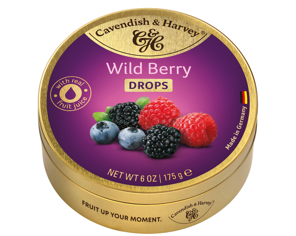 Cavendish and Harvey Fruit Drops - Wild Berry X 9 X 175g