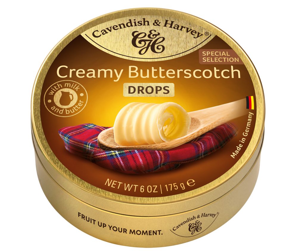 Cavendish and Harvey Fruit Drops - Creamy Butterscotch X 9 X 175g