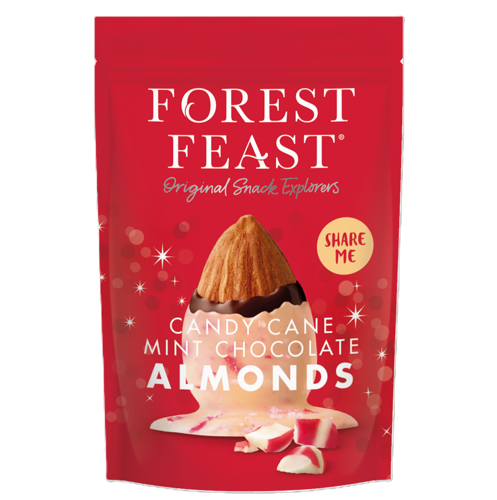 Forest Feast - Candy Cane Mint Chocolate Almonds X 6 X 270g
