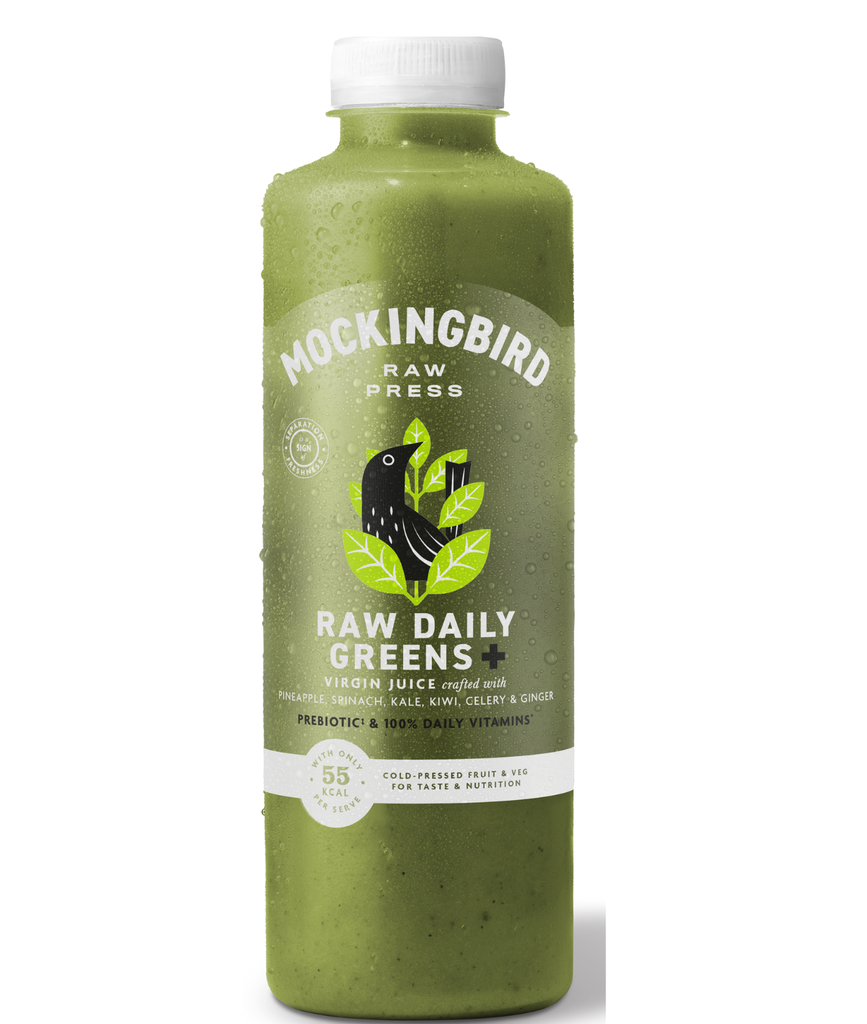 Mockingbird Raw Press Juice - LARGE Raw Daily Greens 750ml