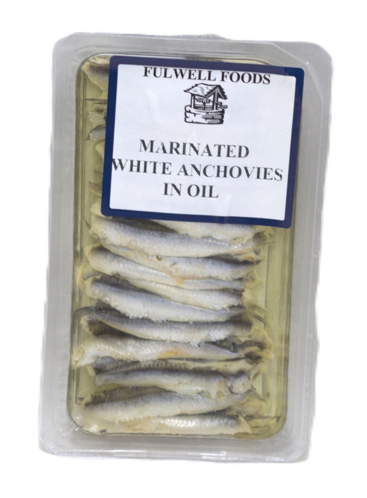 Fulwell White Anchovy - Whole in Sunflower Oil 250g