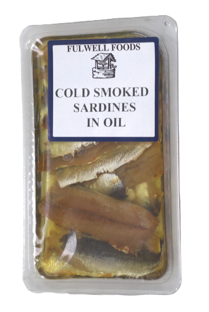 Fulwell Sardines - Cold Smoked Fillets in Sunflower Oil 125g