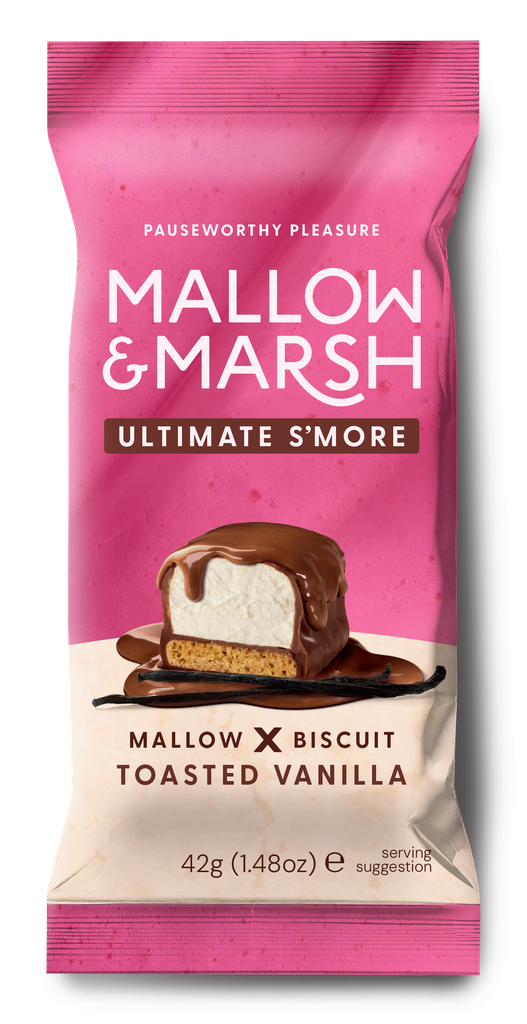 Mallow and Marsh Ultimate Smore Bar - Toasted Vanilla X 14 X 42g