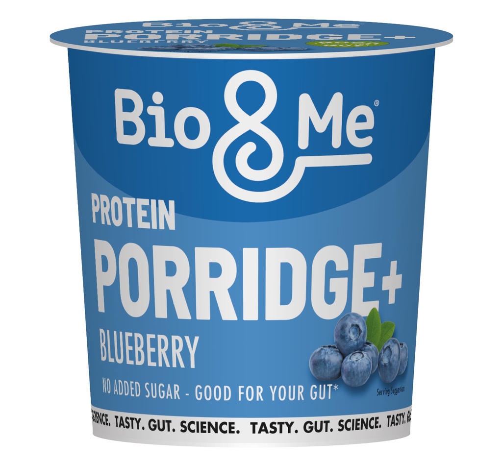 Bio and Me Porridge Pots - Protein Blueberry X 8 X 65g