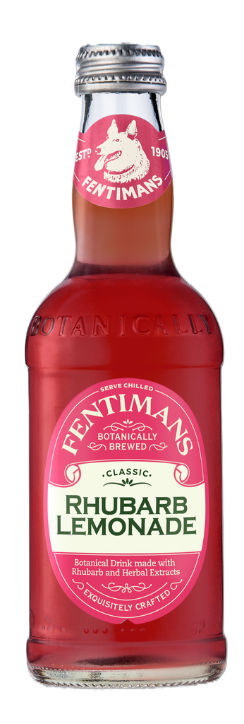 Fentimans Botanically Brewed Drinks - Rhubarb Lemonade X 12 X 275ml