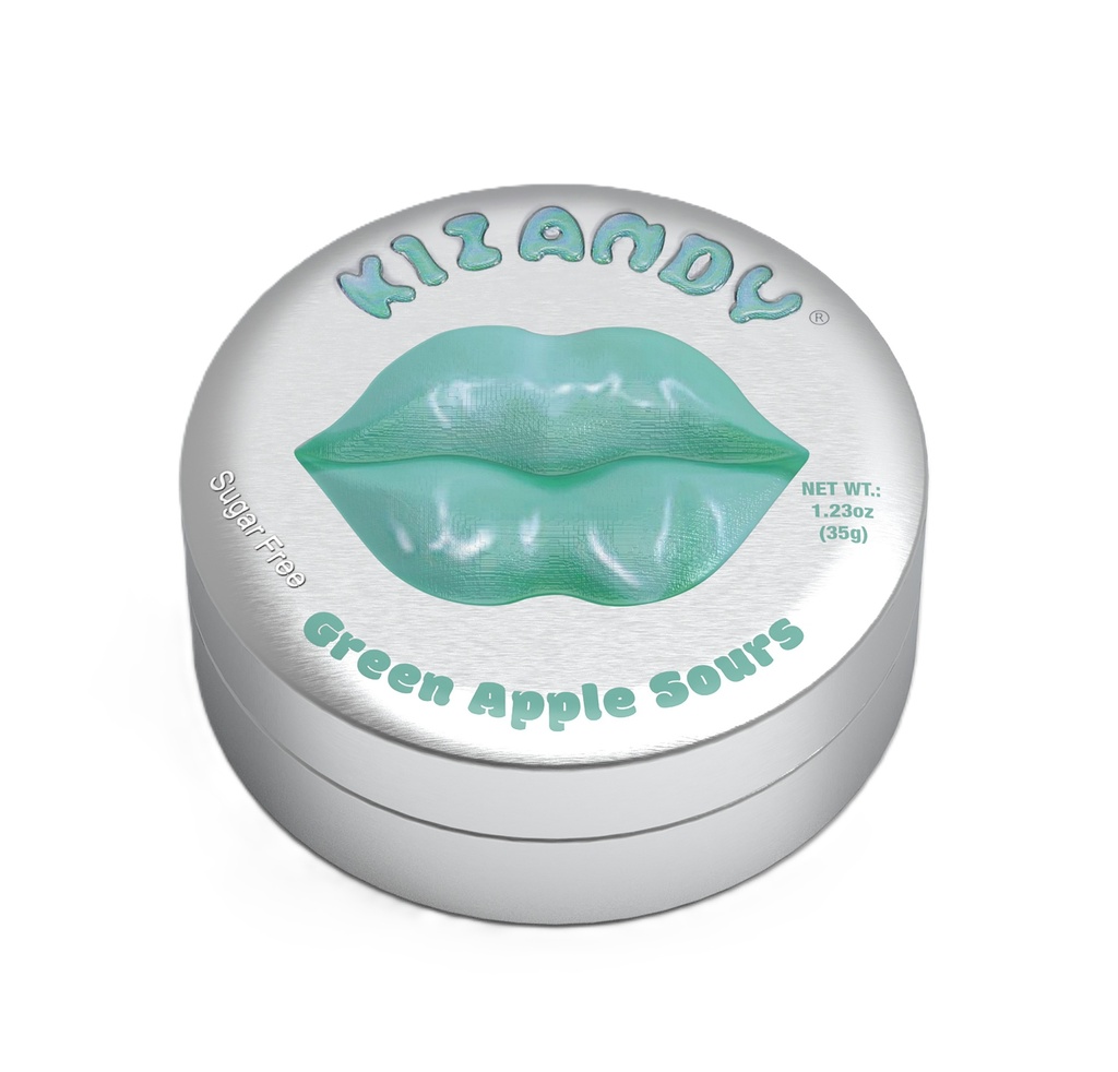[50% OFF] [CLEARANCE] (BBD 09/10)  Kizandy Sugar Free Sour Candies - Green Apple X 6 X 35g