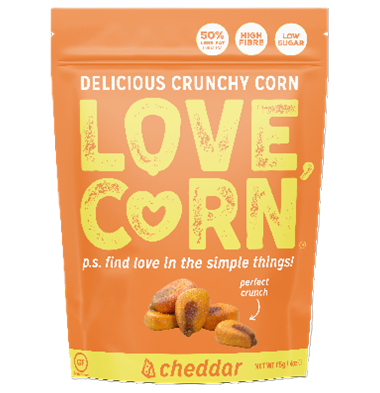 Love Corn Snack - Sharing Cheddar X 6 X 115g