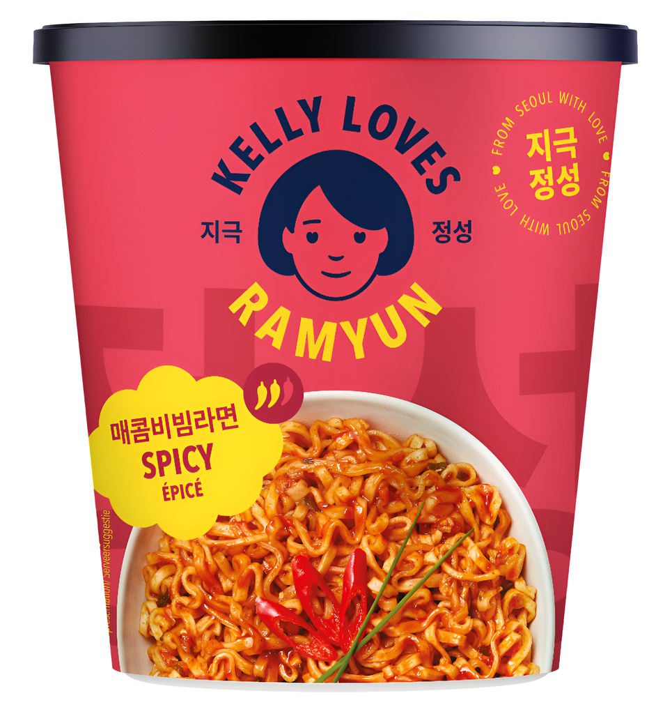 Kelly Loves Instant Noodles - Ramyun Spicy X 8 X 75g