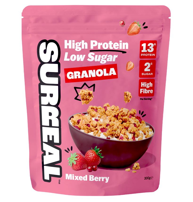 Surreal High Protein Granola - Berry X 5 X 300g
