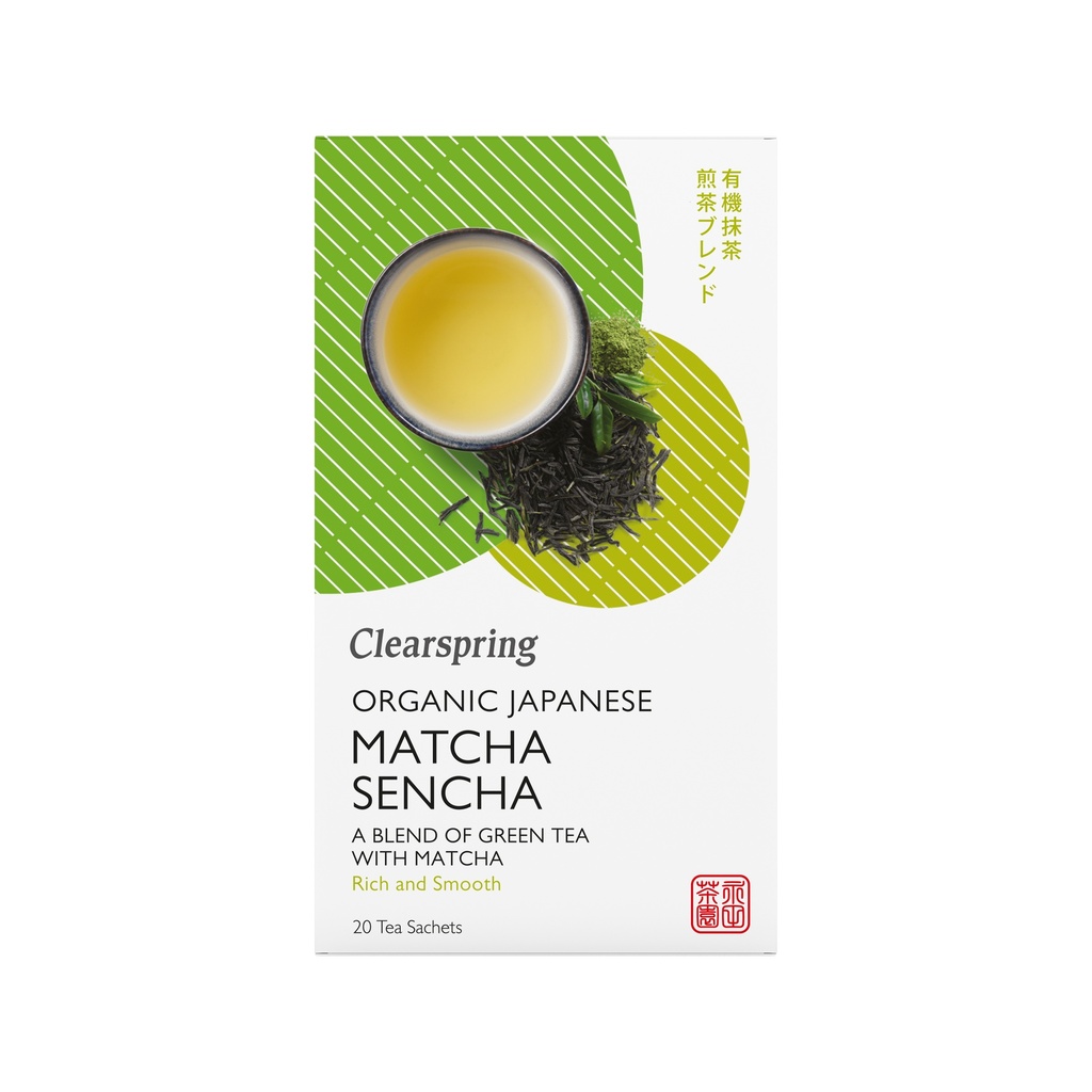 Clearspring Organic Matcha Tea - Japanese Sencha TEA0706.036A X 4 X 20pcs