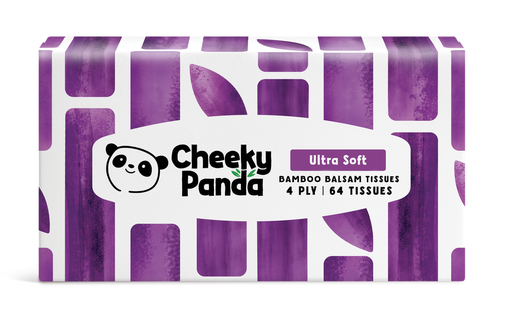 Cheeky Panda Bamboo Facial Tissue - Ultra Soft Balsam 64 Tissues