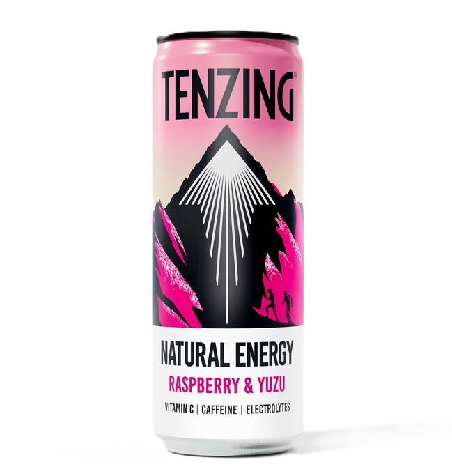 Tenzing Natural Energy Drink - Raspberry and Yuzu X 12 X 330ml