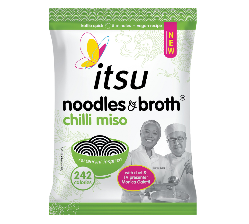 Itsu Noodles Pouch - Chilli miso X 6 X 85g