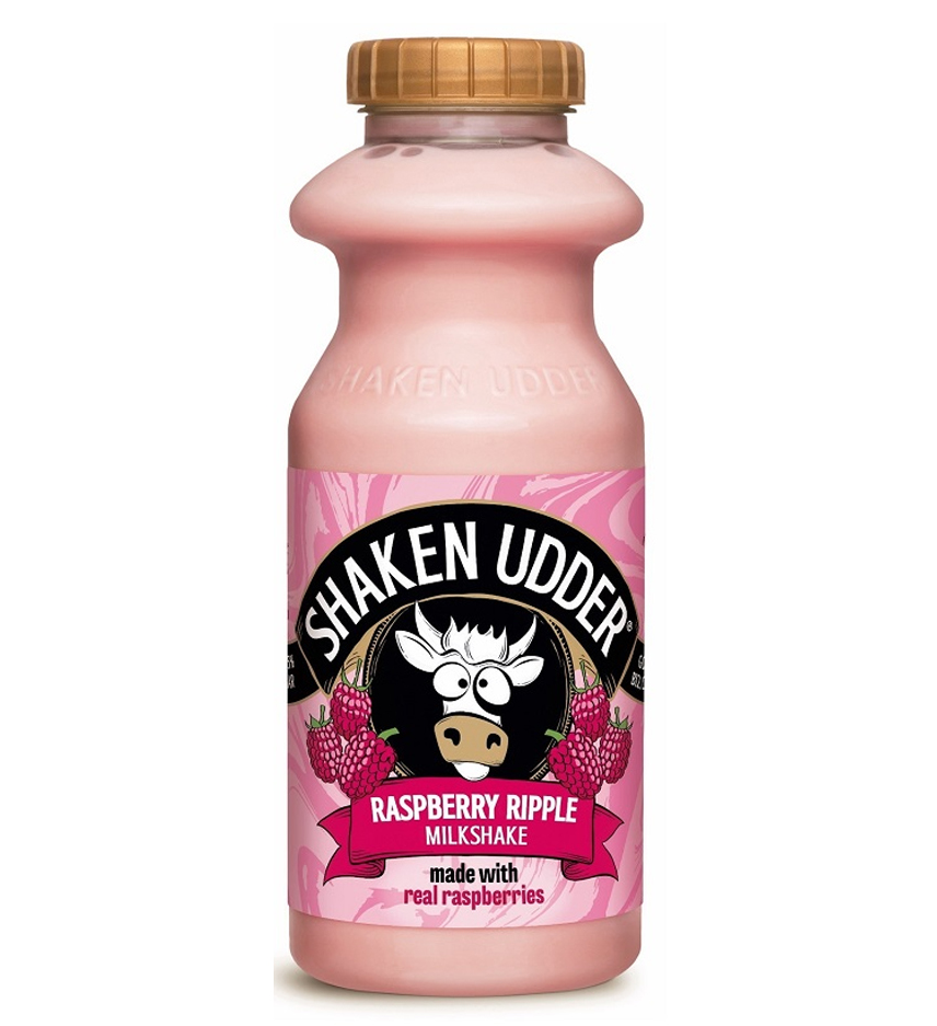 Shaken Udder Milkshake - Raspberry Ripple X 8 X 330ml