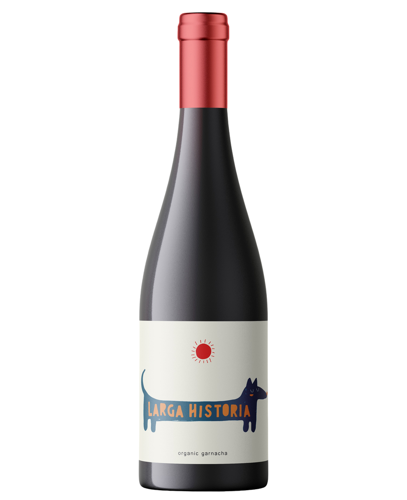Larga Historia Organic Red Wine - Garnacha 2023 Valencia 13.50% ABV X 6 X 750ml SPAIN