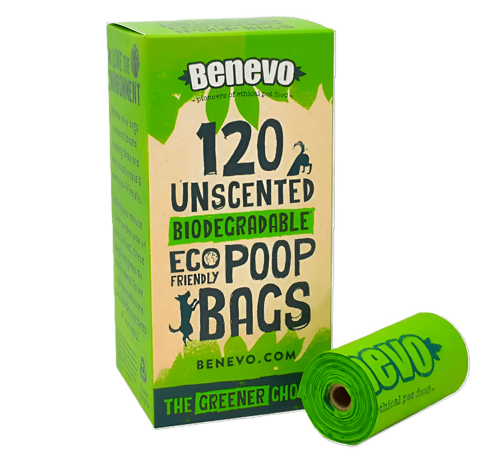 Benevo Pet Poop Bags - Biodegradable Unscented X 6 X 120bags