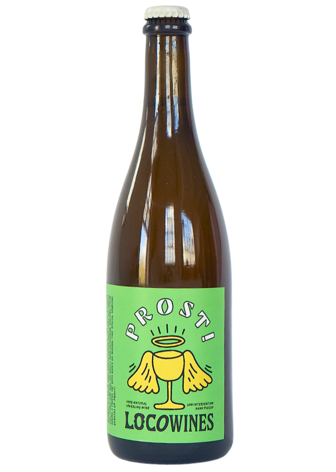 Loco Organic Sparkling White Wine - Prost Gruner Veltliner Zweigelt Kremstal NV 12.5% ABV AUSTRIA X 6 X 750ml