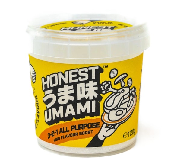 Honest Umami MSG Flavour Enhancer - All Purpose X 6 X 120g