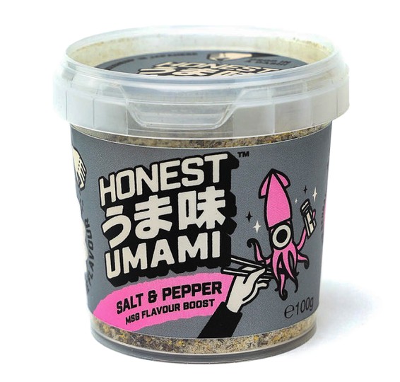 Honest Umami MSG Flavour Enhancer - Salt and Pepper X 6 X 100g