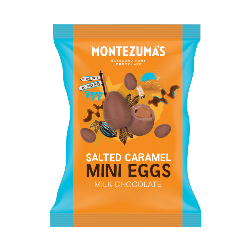 Montezumas Chocolate Easter Range - MILK Caramel Mini Eggs 120g