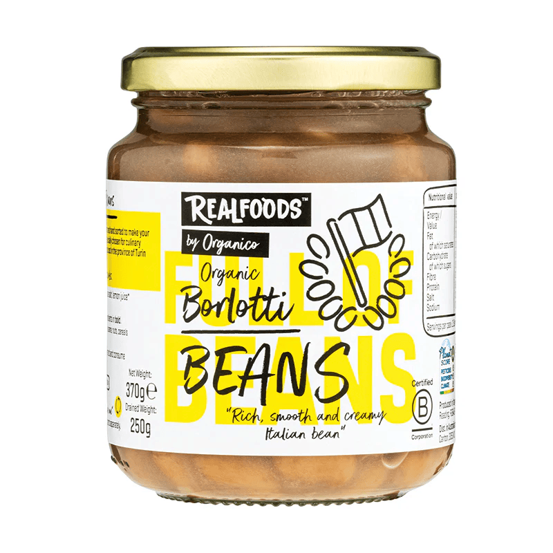 Organico Organic Pulse Jars - Borlotti Beans X 6 X 370g