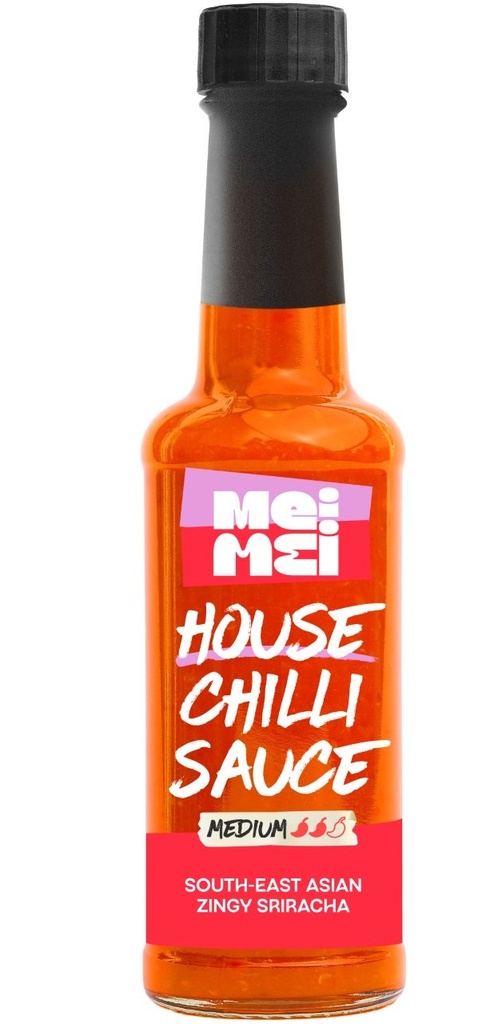 [SUPPLIER ISSUE] Mei Mei Sauce - Medium Heat House Chilli X 6 X 165g
