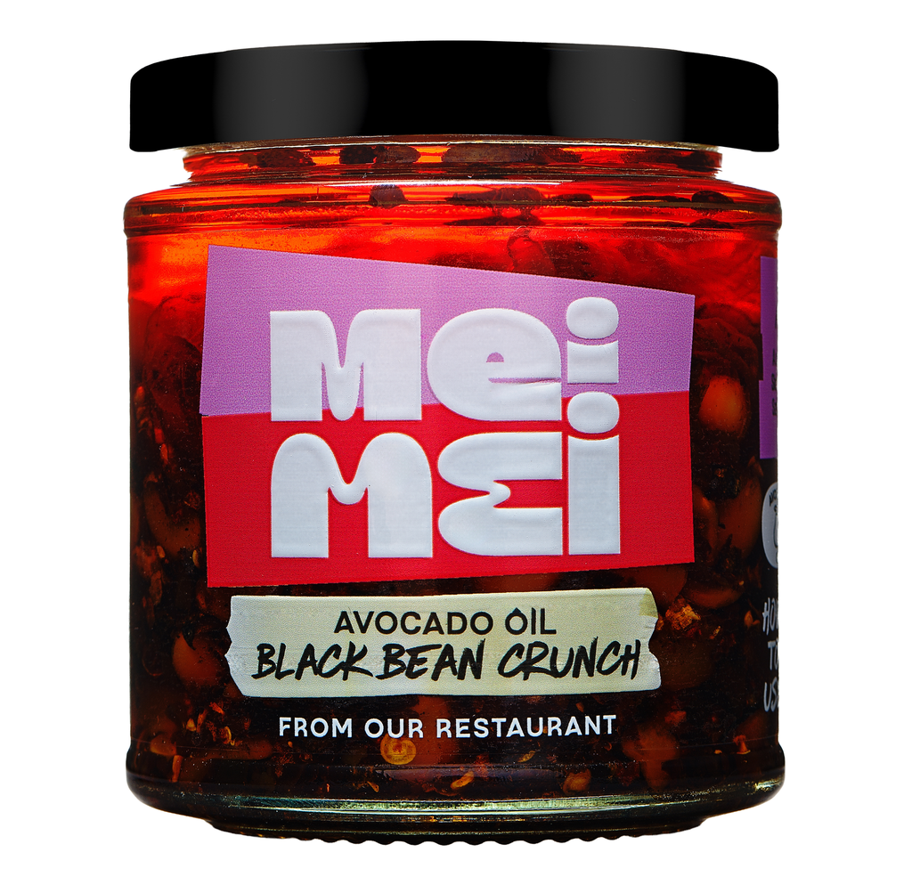 Mei Mei Avocado Chilli Oil - Black Bean Crunch X 6 X 160g