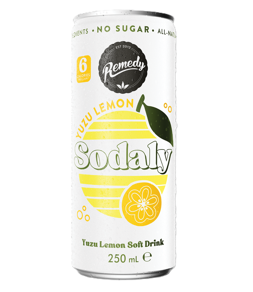 Remedy Sodaly - CAN Yuzu Lemon 0.5% ABV X 12 X 250ml