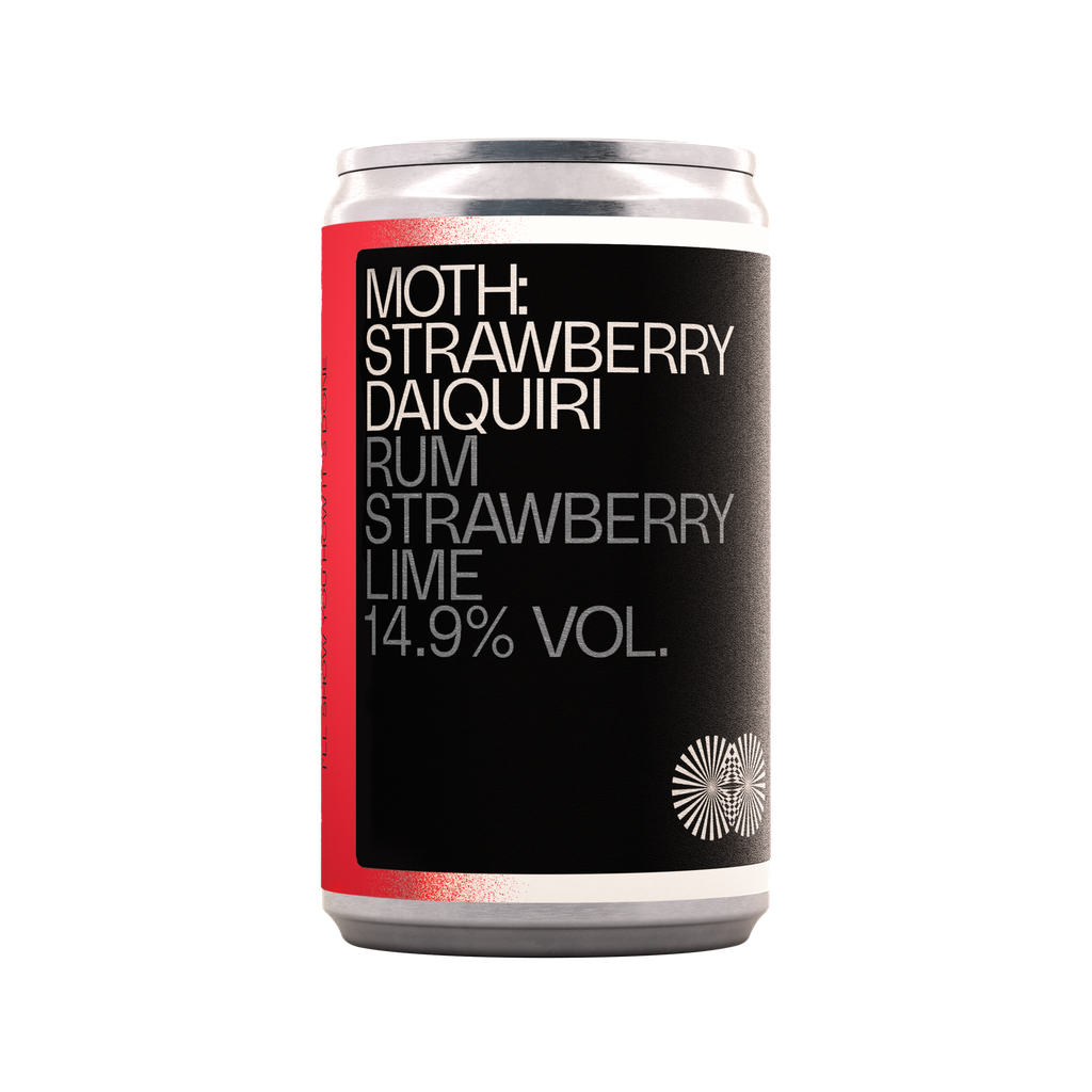 [10% OFF] Moth Cocktails - CAN Strawberry Daquiri 14.90% ABV X 12 X 125ml