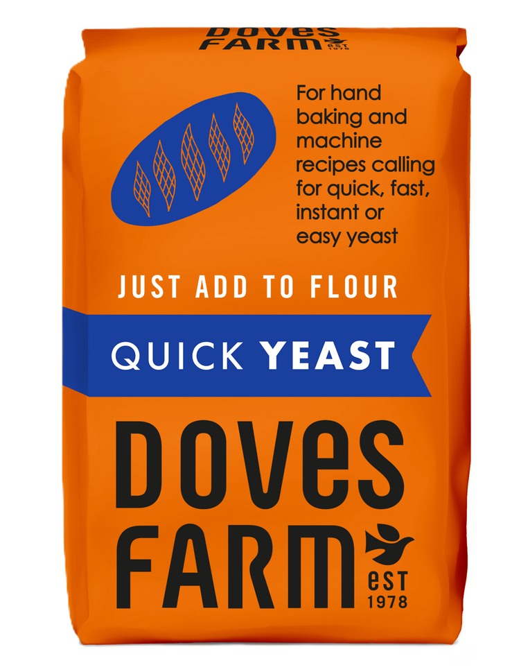 Doves Farm Baking Ingredients - Quick Yeast X 16 X 125g