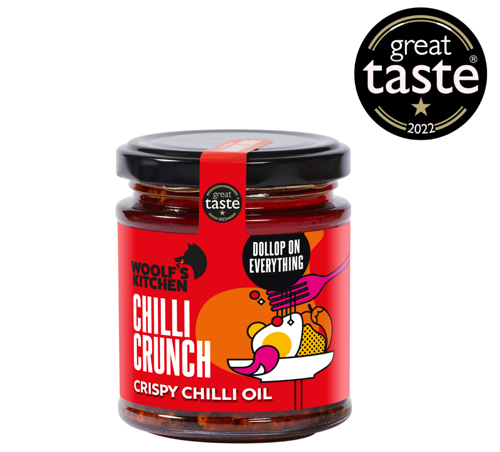 The Woolfs Kitchen Chilli Oil - Crunch X 6 X 190ml