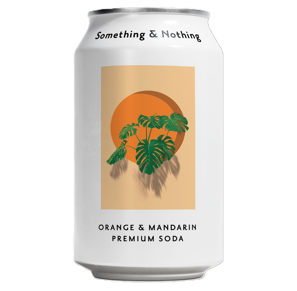 Something and Nothing Soda - Orange and Mandarin X 12 X 330ml