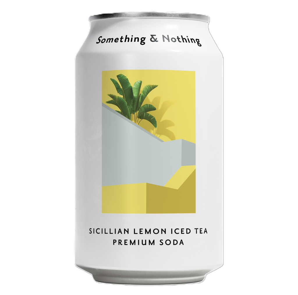 [20% OFF] Something and Nothing Soda - Sicilian Lemon Iced Tea X 12 X 330ml