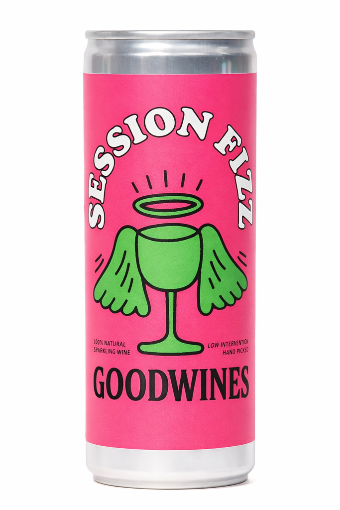 Loco Organic Sparkling White Wine - Session Fizz Chardonnay Xarello NV Penedes 12.50% ABV X 24 X 250ml