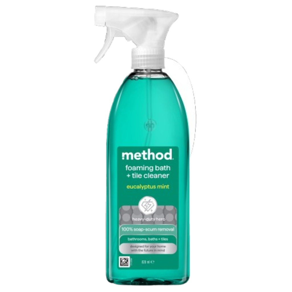 [20% OFF] Method  Surface Cleaner - Eucalyptus Mint Foaming for Bath and Tile 828ml