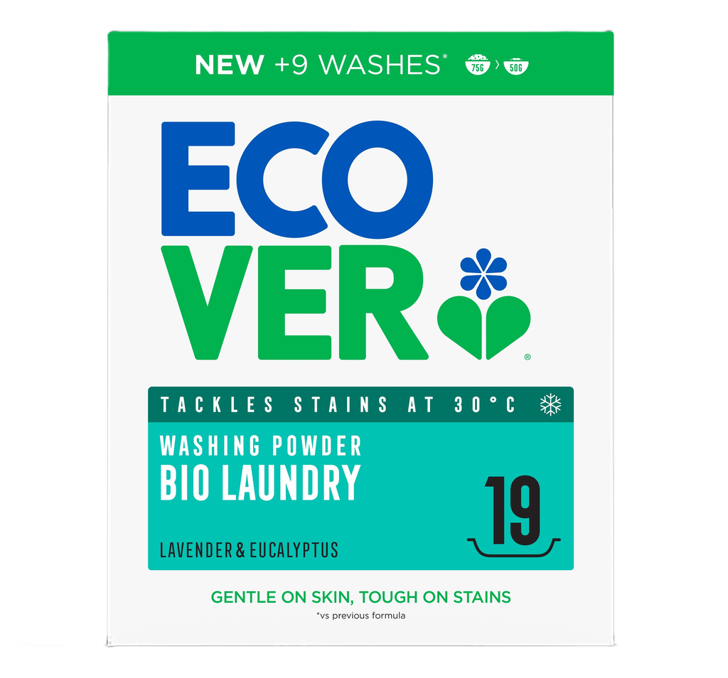 Ecover Laundry Powder - Bio Lavender and Eucalyptus 950g