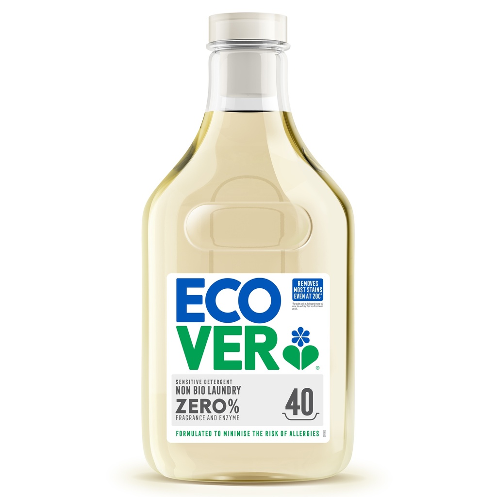 Ecover Laundry Liquid - Non Bio Zero Fragrance and Enzyme 1.43L