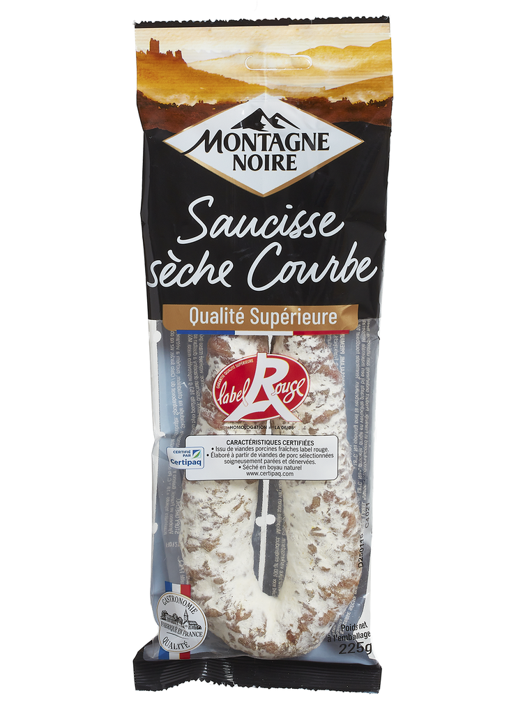 Montagne Noire Pork Sausages - Curved Label Rouge 225g