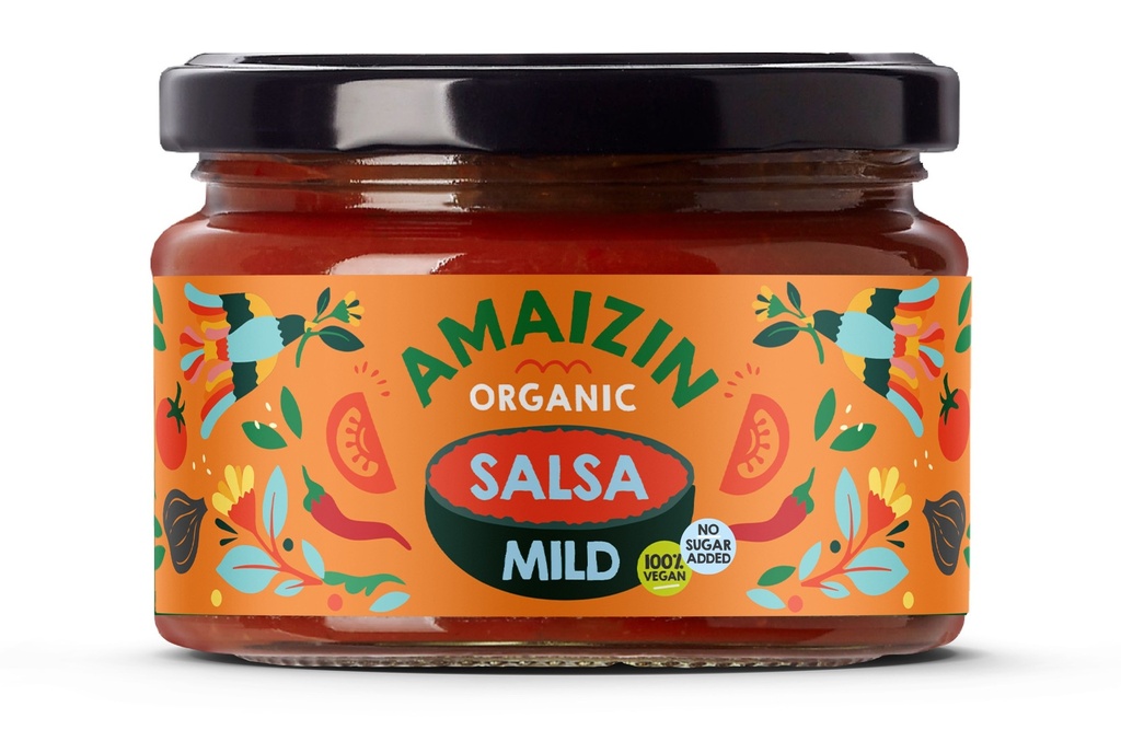 Amaizin Organic Salsa Dip - Mild X 6 X 260g